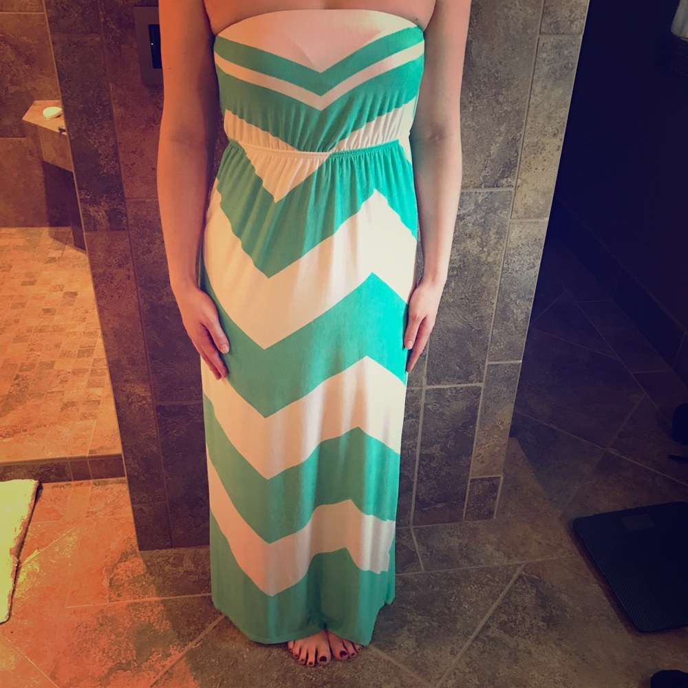 Strapless Maxi Dress